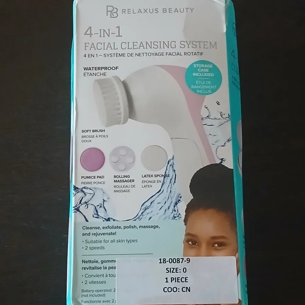 Relaxus BeautyRelaxus Beauty 4-in-1 Facial Cleansing System